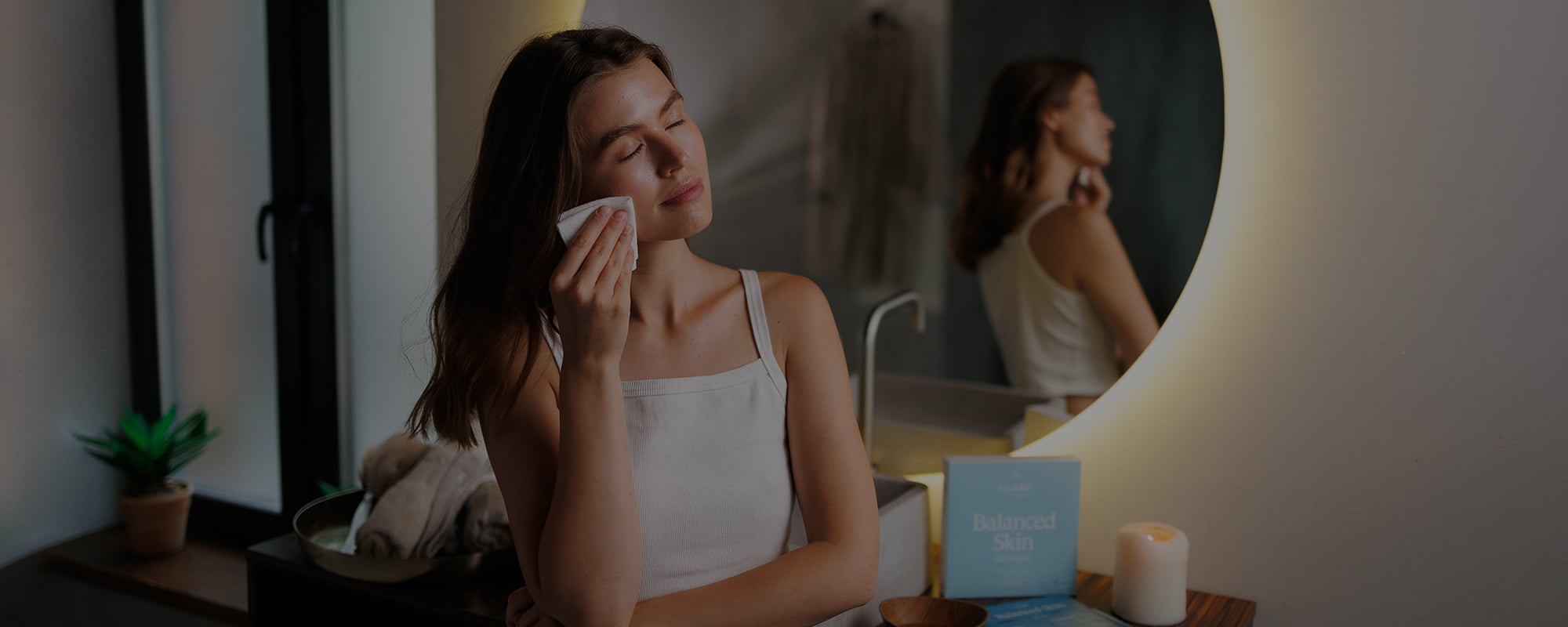 Anwendung Hautpflege Haut Probleme Massieren Peeling Gesicht